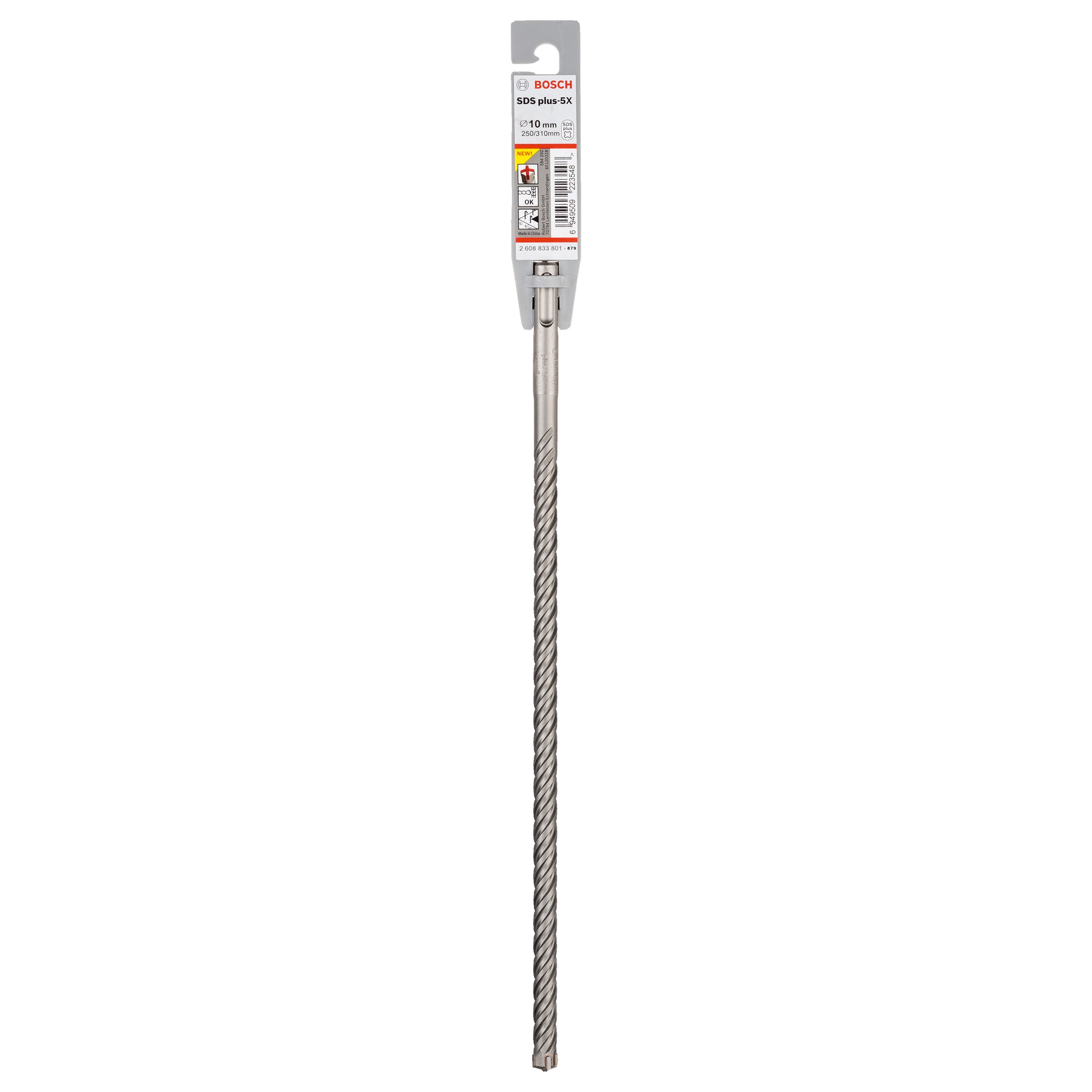 Bosch 2608833801 SDS+ 5X Masonry Drill Bit 10x 250x 310mm