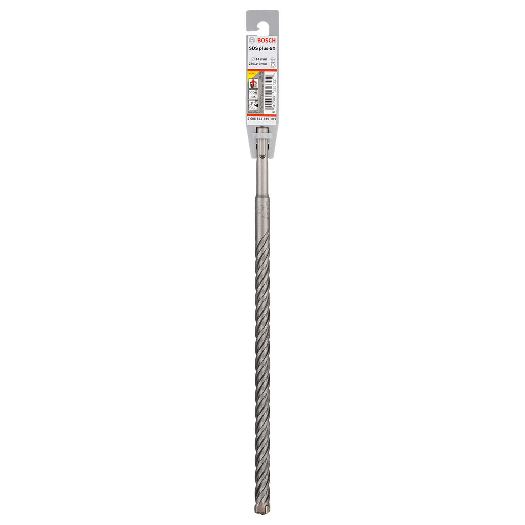 Bosch 2608833819 SDS+ 5X Masonry Drill Bit 14 x 250 x 310mm 2