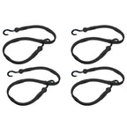 Perfect Bungee AS36BK4PK-BXST Adjust-A-Strap in Black 36in (Pack of 4)