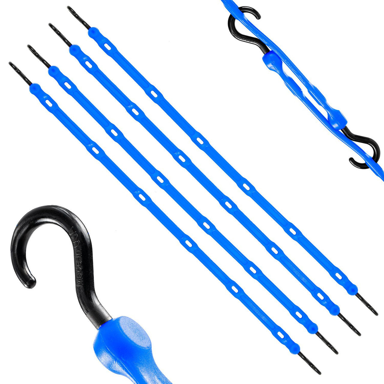 Perfect Bungee AS36BL4PK-BXST Adjust-A-Strap in Blue 36in (Pack of 4) 2