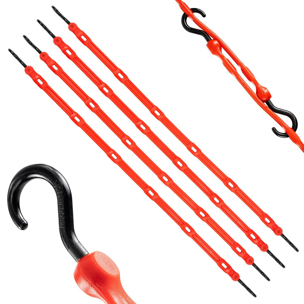 Perfect Bungee AS36R4PK-BXST Adjust-A-Strap in Red 36in (Pack of 4) 2