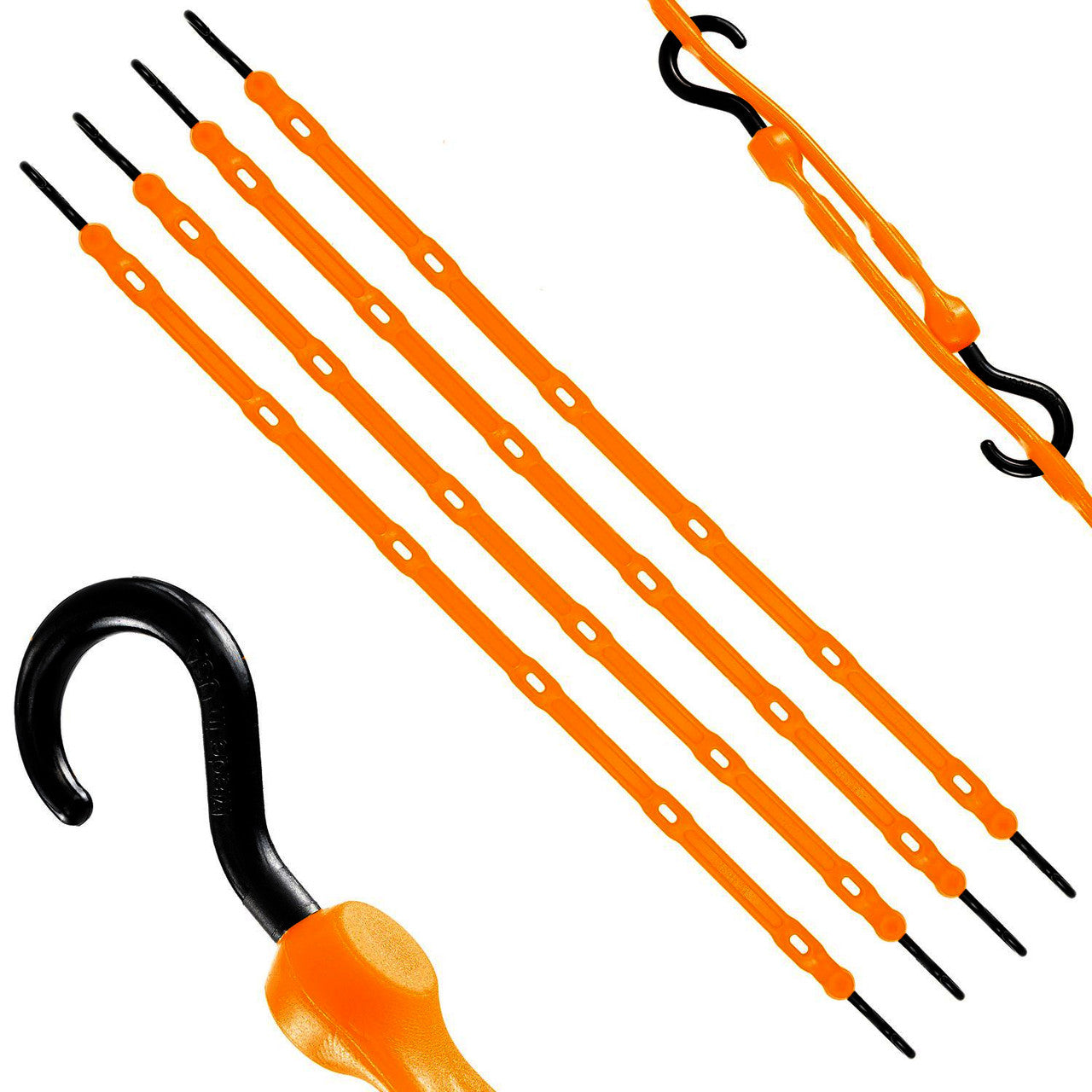 Perfect Bungee AS36NG4PK-BXST Adjust-A-Strap in Orange 36in (Pack of 4) 2