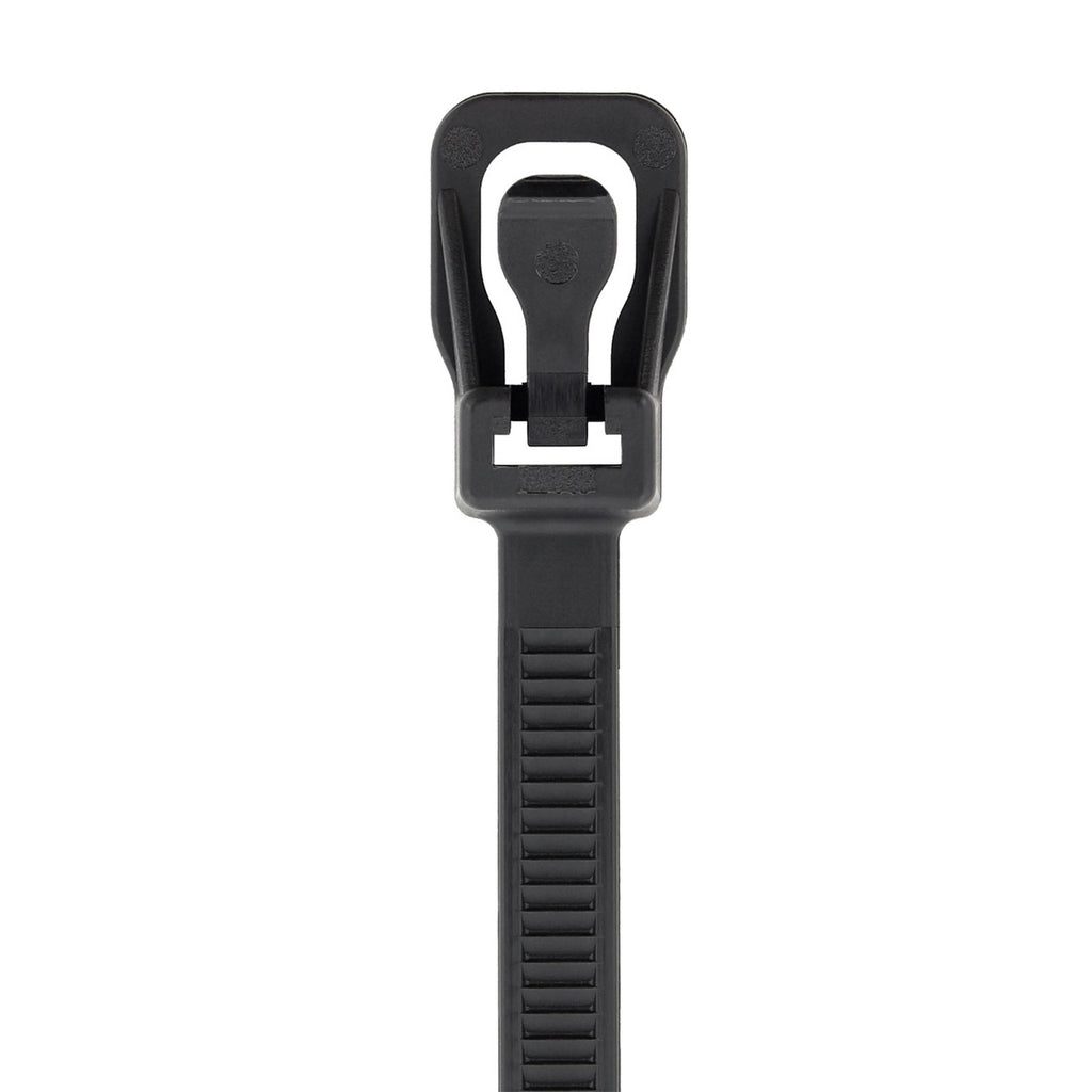 RETYZ S12BK-TA EveryTie Releasable Tie in Black 12in (Pack of 100) 2