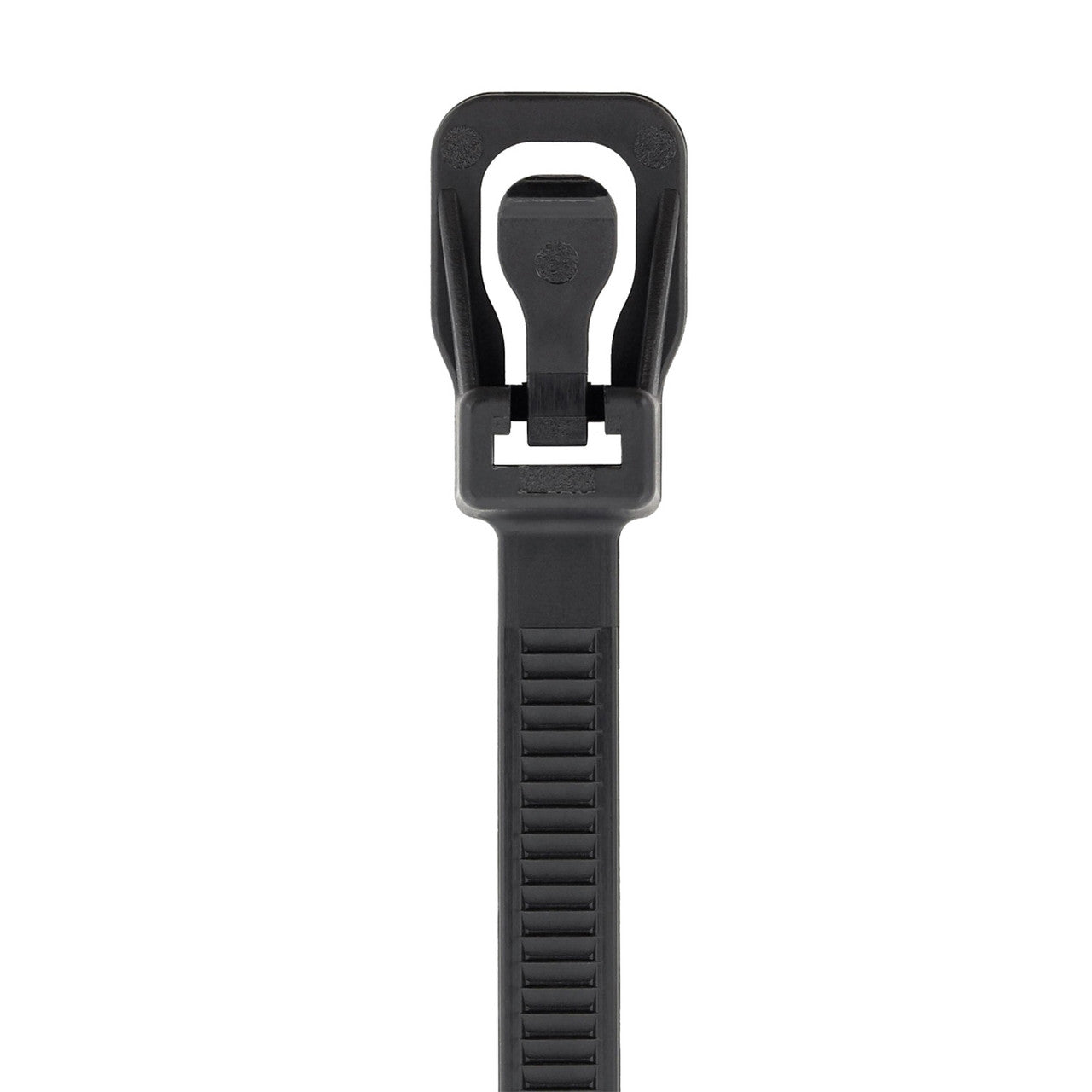 RETYZ S12BK-TA EveryTie Releasable Tie in Black 12in (Pack of 100) 2