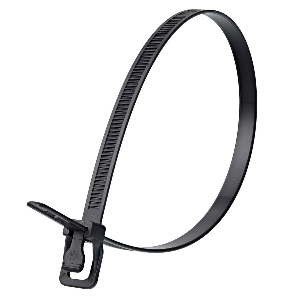 RETYZ S14BK-TA WorkTie Releasable Tie in Black 14in (Pack of 100)