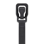 RETYZ WKT-S24BK-TA WorkTie Releasable Tie in Black 24in (Pack of 100) 2
