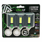 LiteZall 24389 CobFob Tactical Keychain 120 Lumens (3 Pack) 2