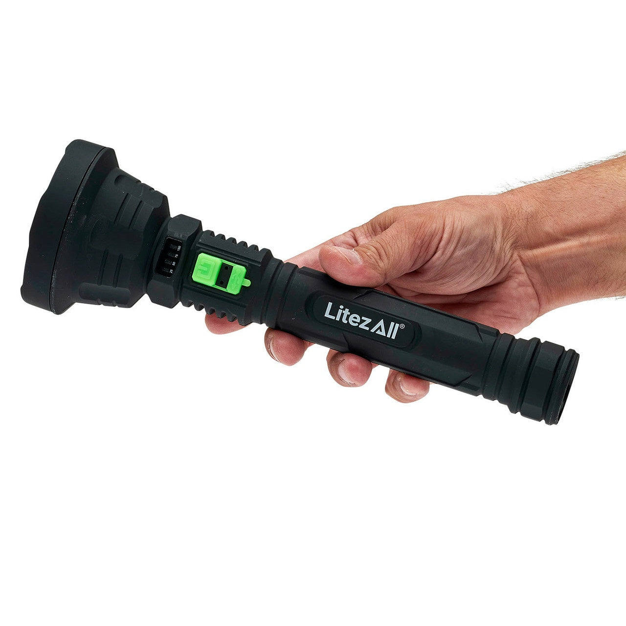 LitezAll 25201 Rechargeable Soft Touch Flashlight 1000 Lumens