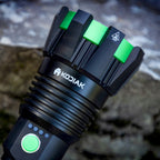 Kodiak 25478 Kolossus Rechargeable Tactical Flashlight 15,000 Lumens 8