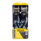 XTrade X0500004 Ratchet Straps with Hooks 25mm x 5m (Twin Pack) 2