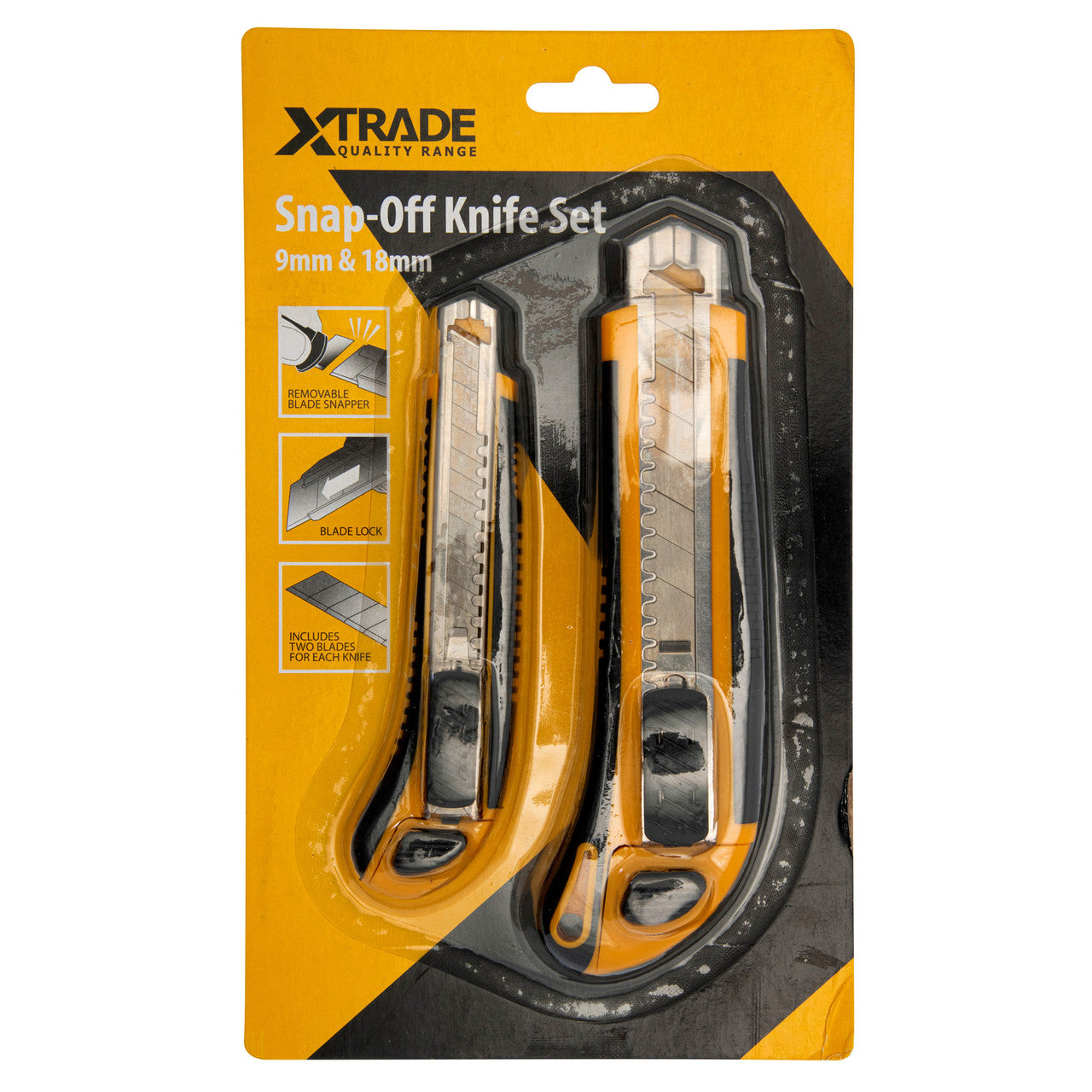 XTrade X0900090 Snap-Off Knife Set 9mm & 18mm 2