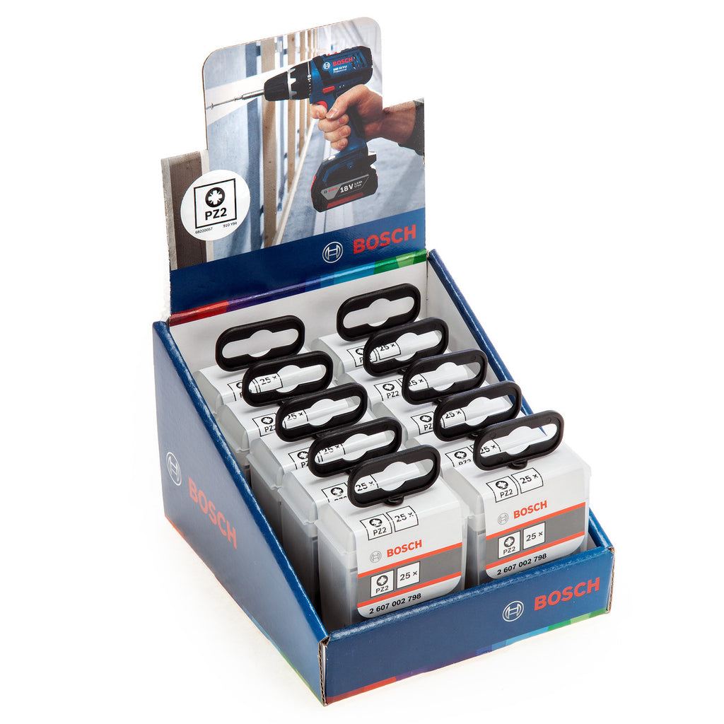 Bosch 2607002798 PZ2 Extra Hard Screwdriver Bits (Pack Of 25) 2