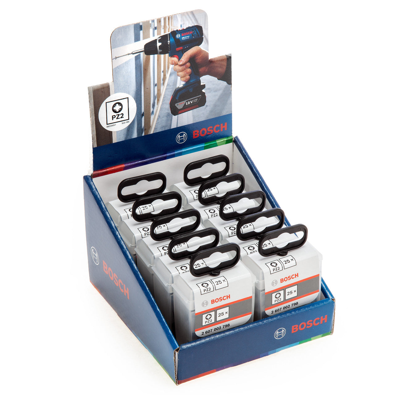 Bosch 2607002798 PZ2 Extra Hard Screwdriver Bits (Pack Of 25) 2