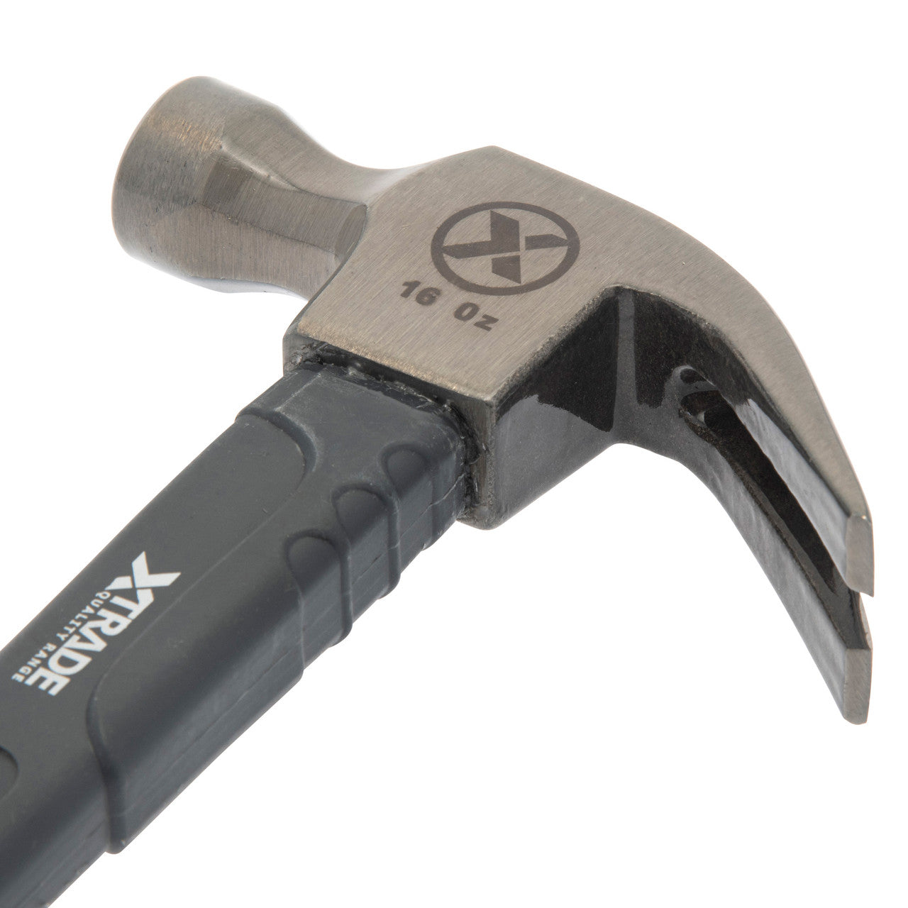 XTrade X0900086 Claw Hammer with Fibreglass Handle 16oz 3