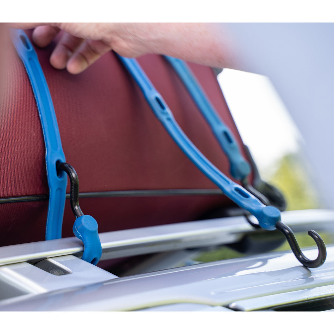 The Perfect Bungee FW36-6BL Adjustable 6-Strap Flex-Web Bungee in Blue (up to 3.65m x 3.65m) 9