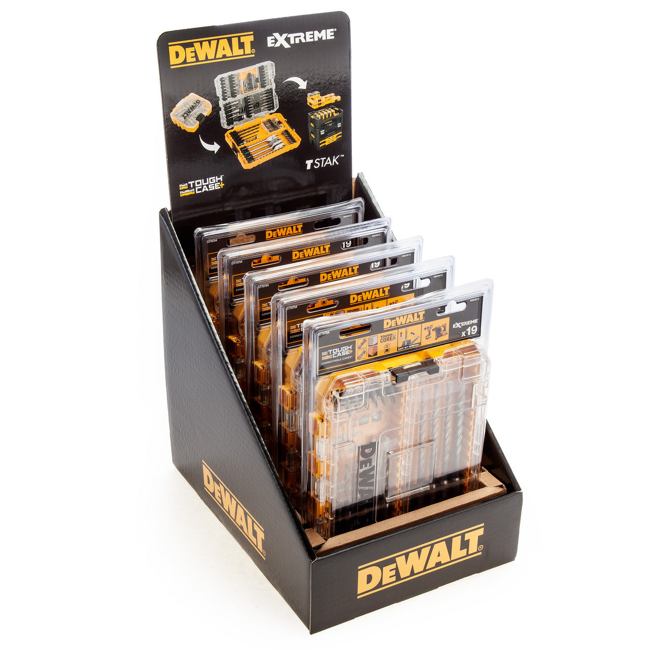 Dewalt DT70754 SDS Plus Masonry Drill and Driver Bit Set in Connectable Case (19 Piece) 2