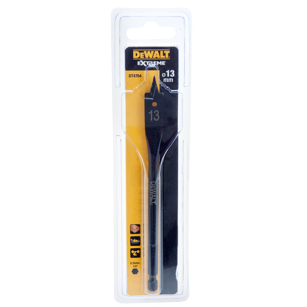 Dewalt DT4764 Extreme Impact Flat Drill Bit in packaging
