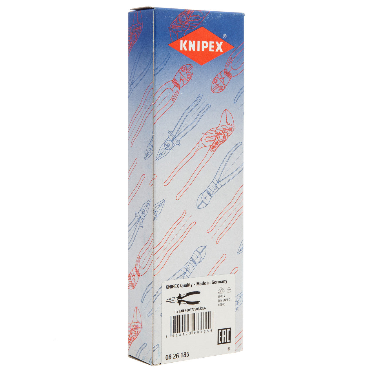 Knipex 0826185 Needle-Nose Combination Pliers in box