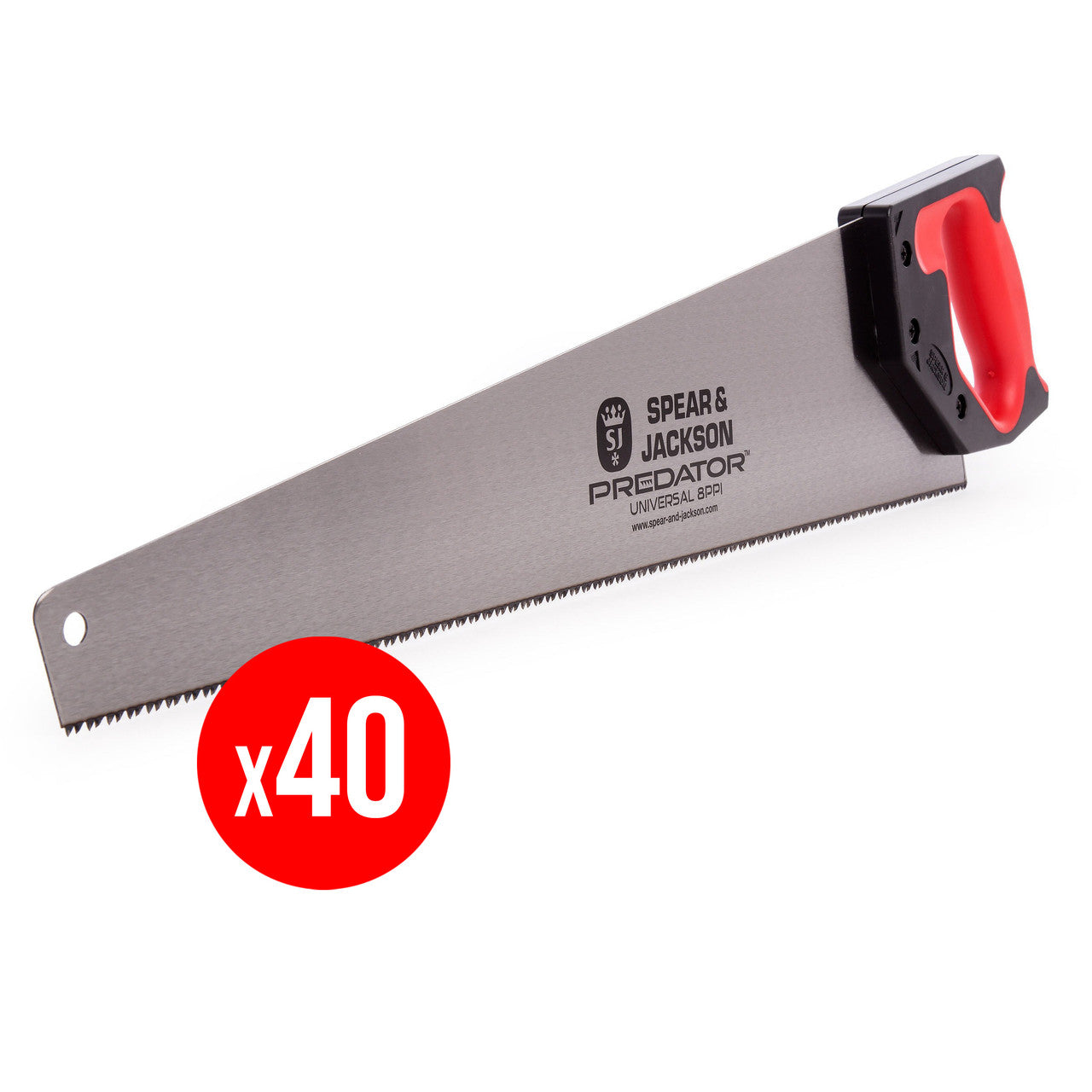 Spear & Jack B9822 Predator Universal Hand Saw with x40 logo 