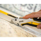XTrade X0900011 Utility Knife Set (2 Piece) in use cutting felt
