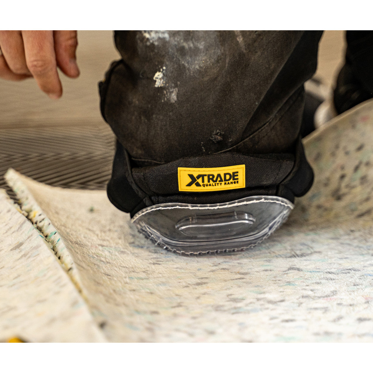 XTrade X1900001 Gel Filled Knee Pads (Pair) at work on site