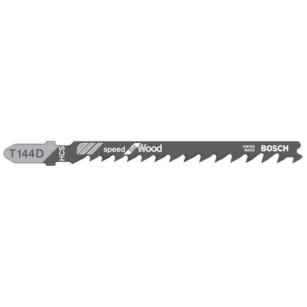 Bosch T144D Speed for Wood Jigsaw Blades showing single blade