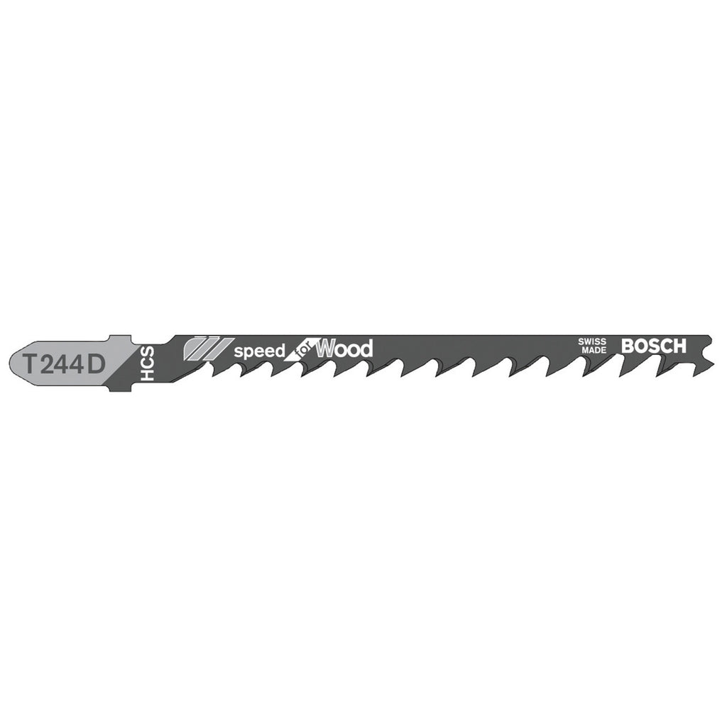 Bosch T244D Speed for Wood Jigsaw Blades showing single blade