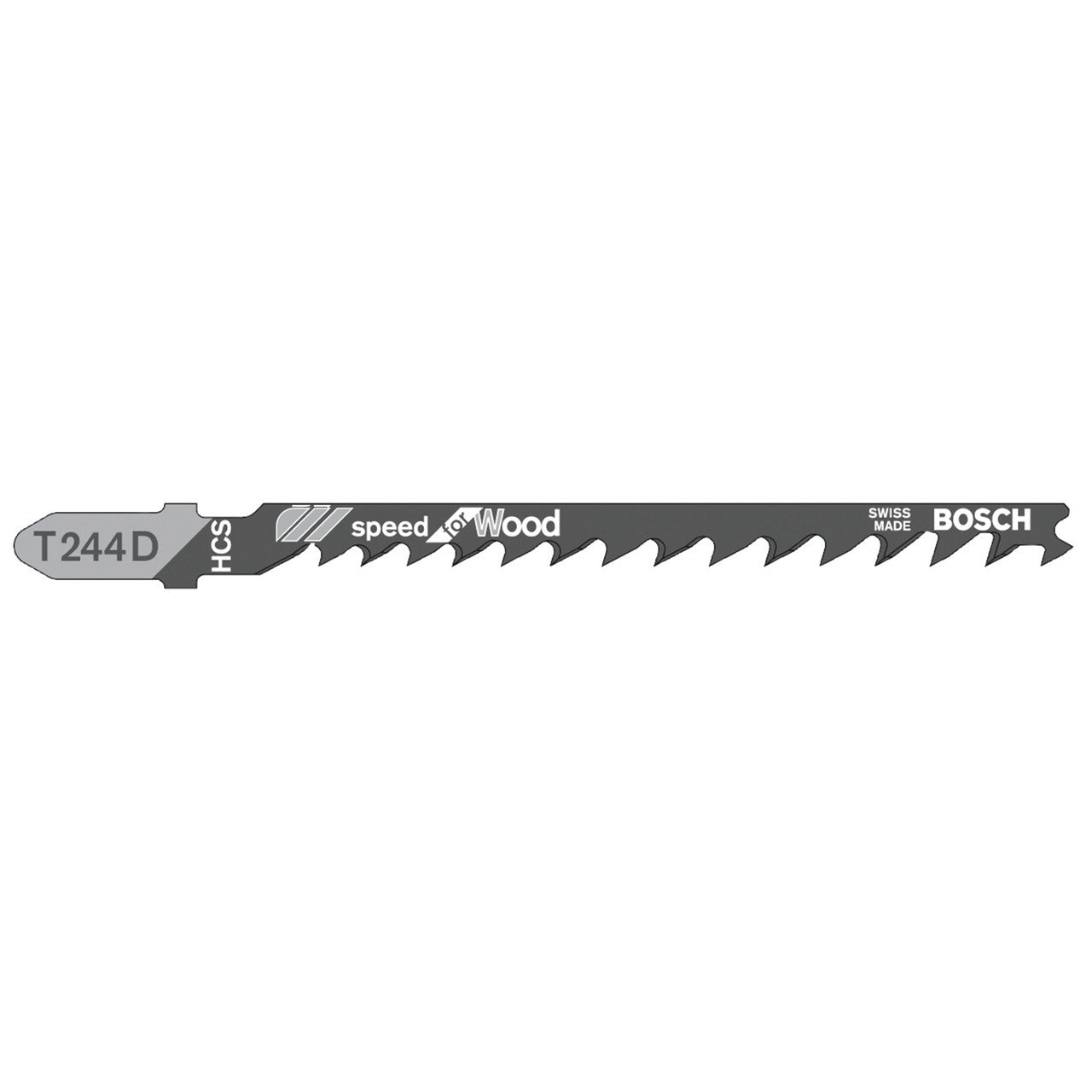 Bosch T244D Speed for Wood Jigsaw Blades showing single blade