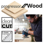 Bosch T234X Progressor for Wood Jigsaw Blades  showing material they can cut