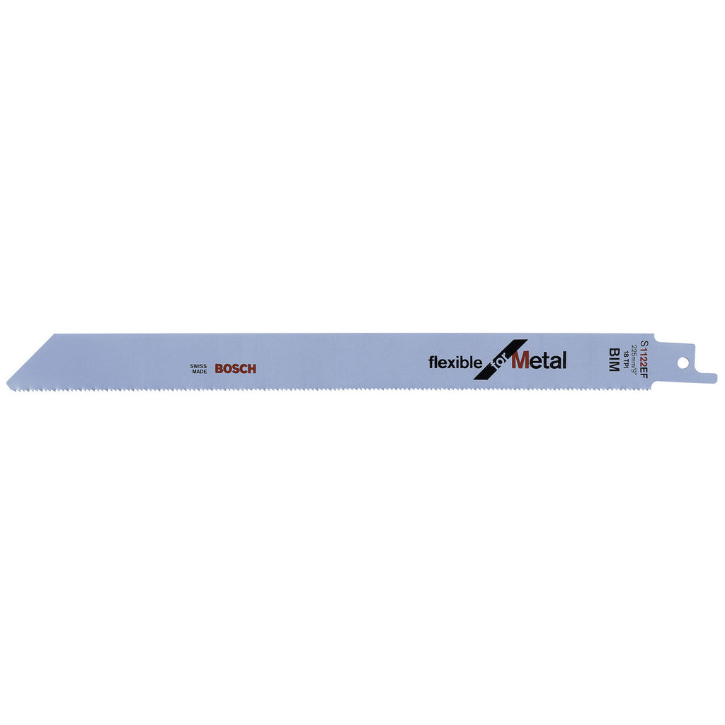 Bosch S1122EF Flexible Reciprocating Saw Blades for Metal 225mm single blade