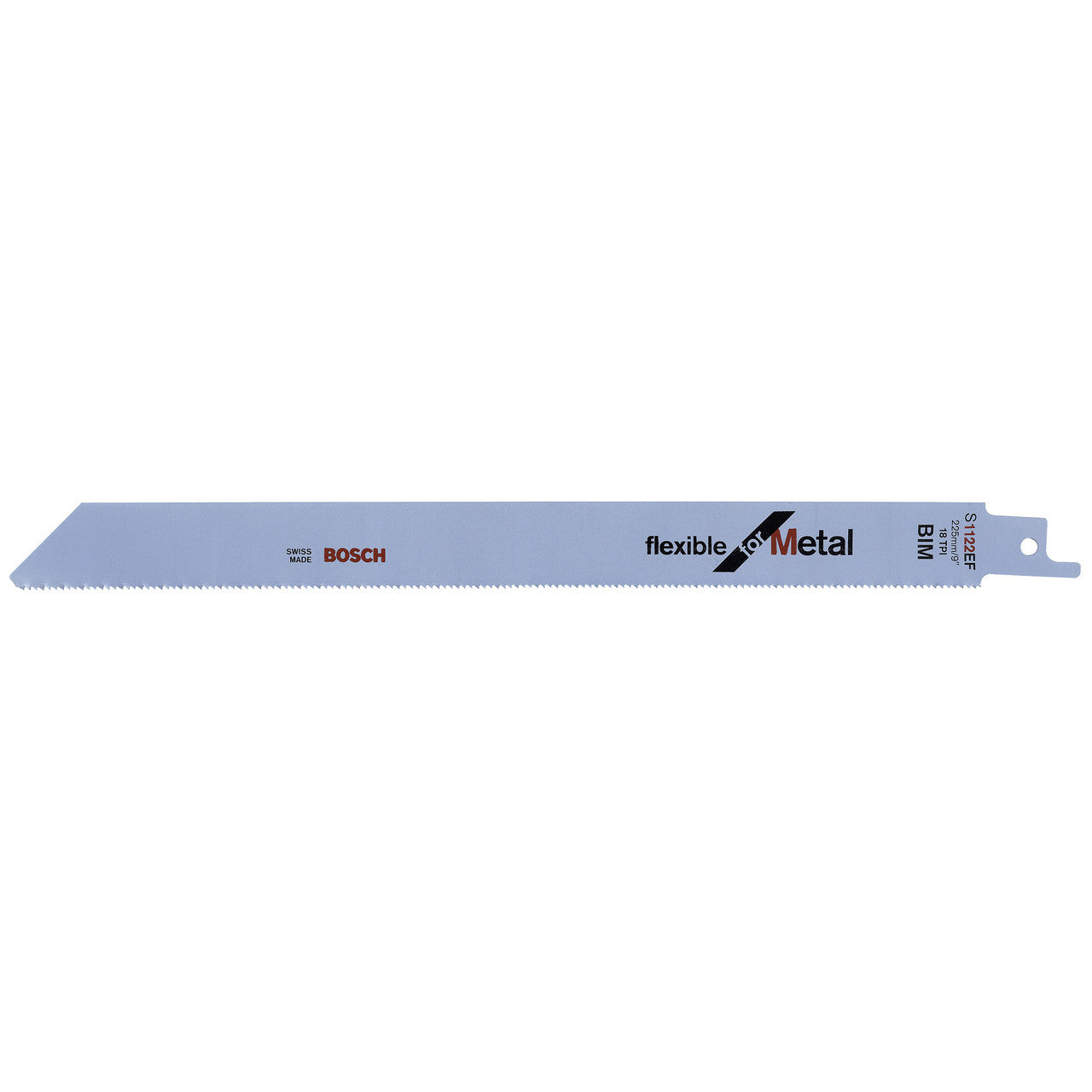Bosch S1122EF Flexible Reciprocating Saw Blades for Metal 225mm single blade