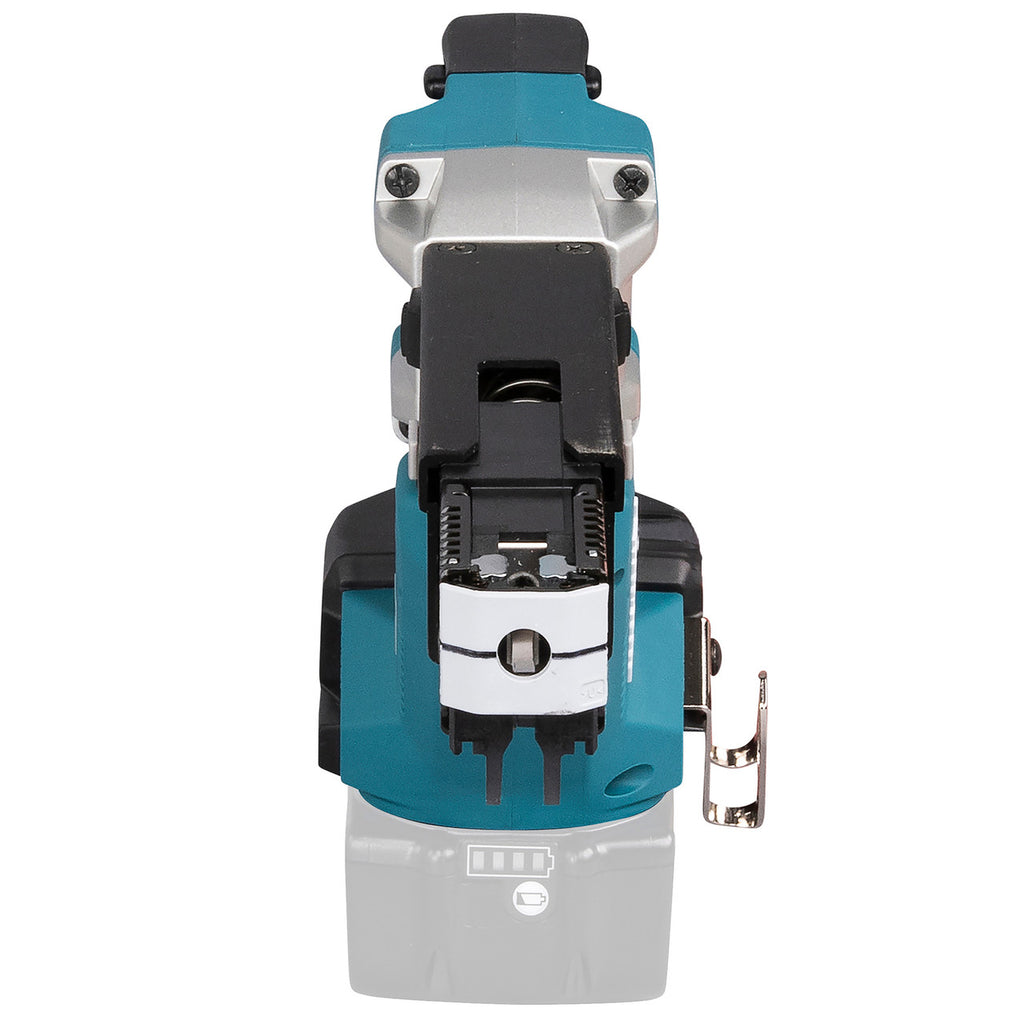 Makita DFR551Z 18V LXT Brushless Auto Feed Screwdriver (Body Only) straight on view