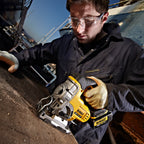 Dewalt DCS331N 18V XR Pendulum Jigsaw (Body Only) in use at work