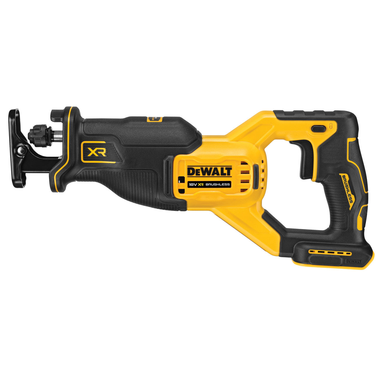 Dewalt DCS382N 18V XR Brushless Reciprocating Saw (Body Only) side view