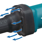 Makita GD0600 Die Grinder (110V) close up showing air flow
