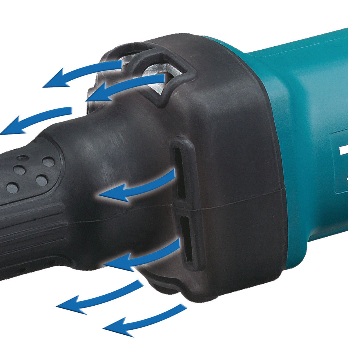 Makita GD0600 Die Grinder (110V) close up showing air flow