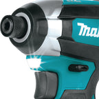Makita DTD153Z 18V LXT Brushless Impact Driver (Body Only) close up of LED light