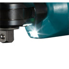 Makita DWR180Z 18V LXT Ratchet Wrench (Body Only) close up of LED light
