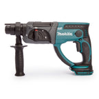 Makita DHR202Z 18V LXT SDS Plus Rotary Hammer Drill (Body Only) side view handle down