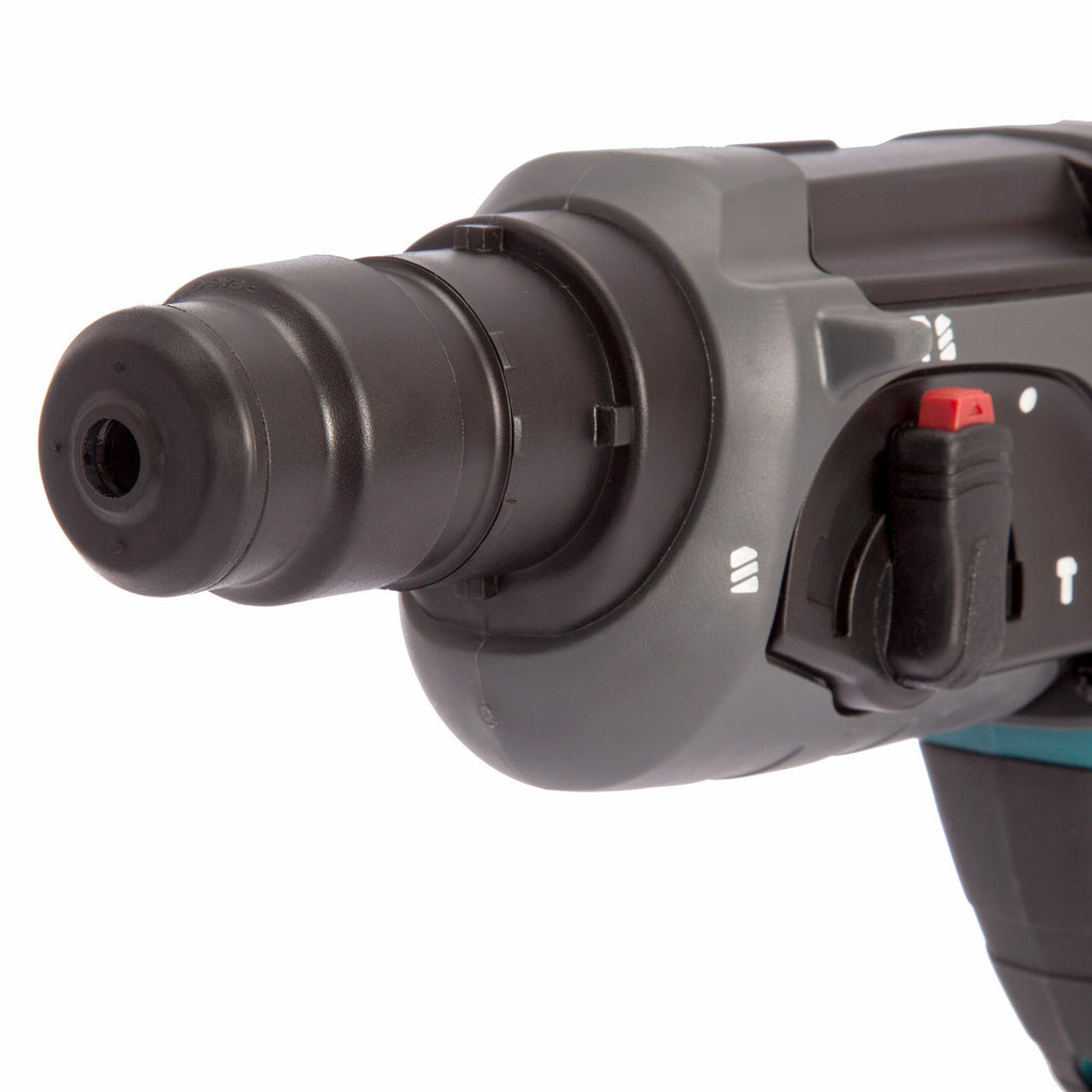 Makita DHR202Z 18V LXT SDS Plus Rotary Hammer Drill (Body Only) close up of chuck