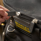 Stanley Fatmax FMST1-70749 Round Top Rigid Tool Bag 20'' close up of chunky zip