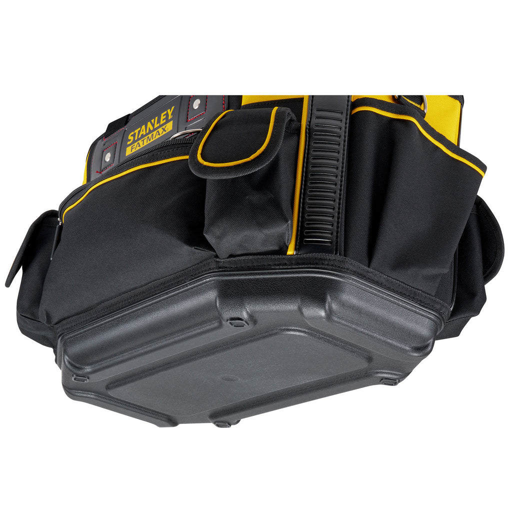Stanley Fatmax FMST1-70749 Round Top Rigid Tool Bag 20'' viewed from below showing waterproof base