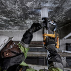 Dewalt DCH172N 18V XR Compact Brushless SDS Plus Hammer Drill (Body Only) drilling ceiling