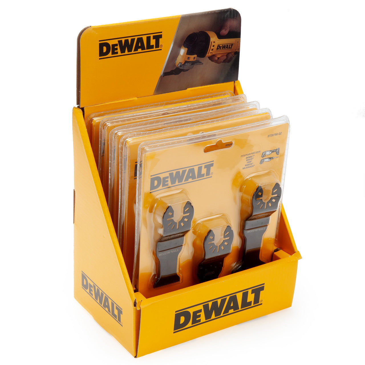 Dewalt DT20760 Multi-Tool Accessory Set showing box quantity