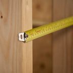 Stanley 0-30-696 Metric/Imperial Tylon Pocket Tape Measure 5m measuring timber on jobsite
