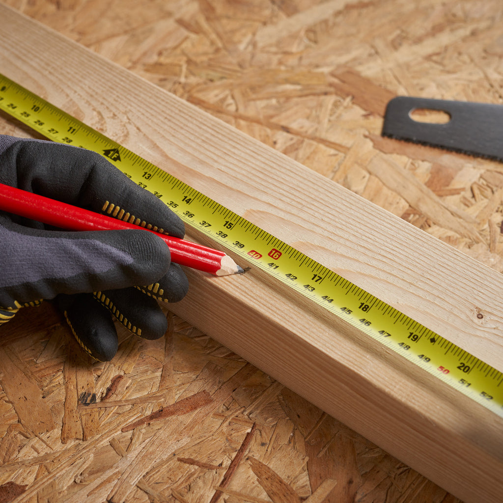 Stanley 0-30-696 Metric/Imperial Tylon Pocket Tape Measure 5m measuring up on site