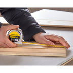 Stanley 0-33-553 Powerlock Metric/Imperial Tape Measure 5m measuring up on site