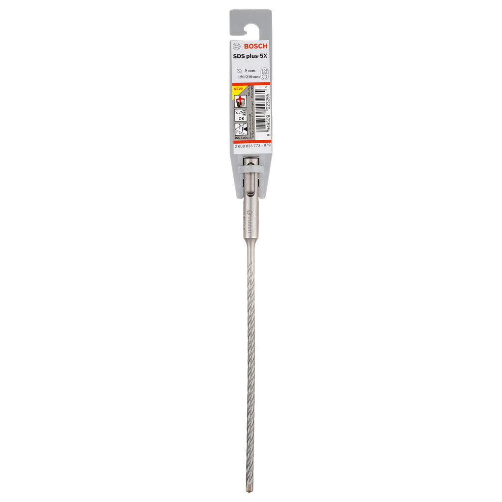 Bosch 2608833773 SDS+ 5X Masonry Drill Bit in packaging