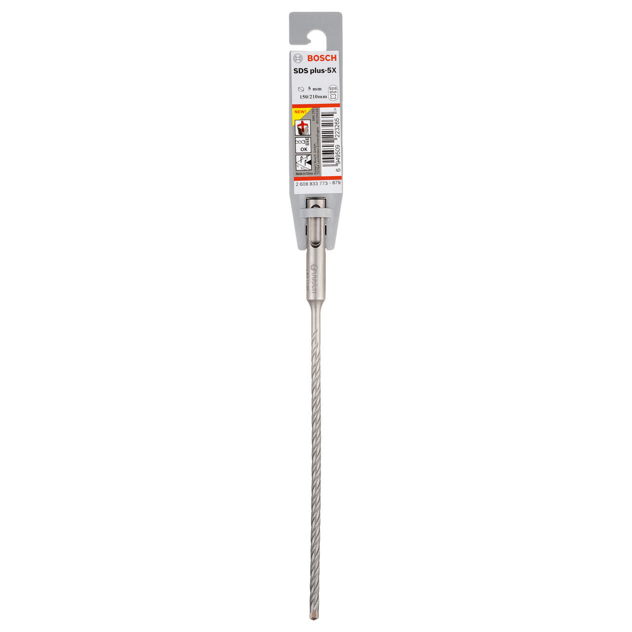 Bosch 2608833773 SDS+ 5X Masonry Drill Bit in packaging