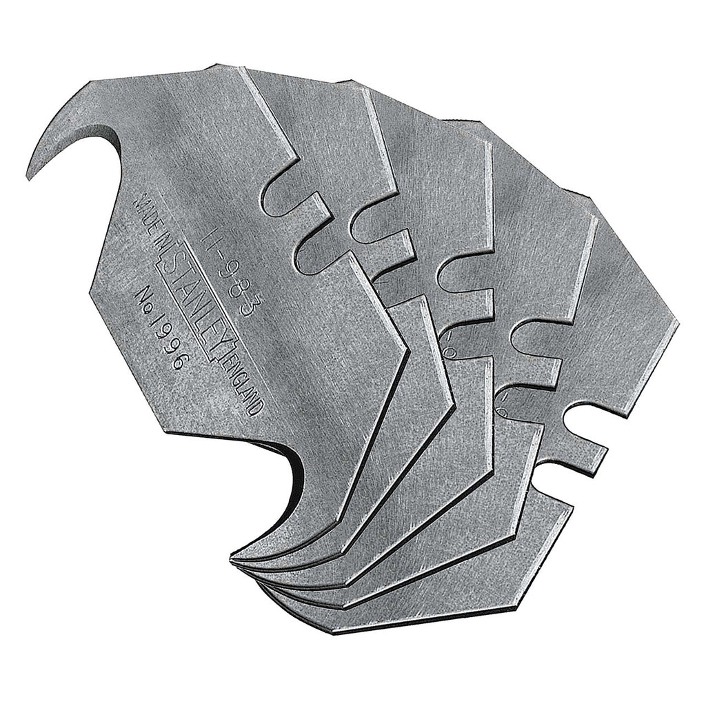 Stanley 0-11-983 Hooked Knife Blades out of packaging